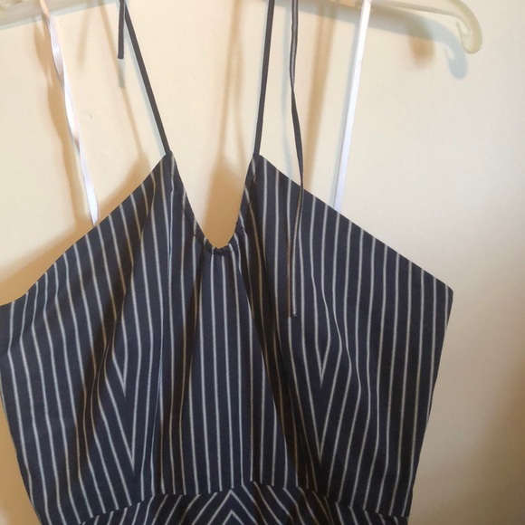 J Crew- halter stripe dress. - Picture 2 of 5